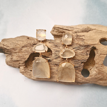 Susanna 3 Tier Gemstone Earrings