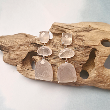 Susanna 3 Tier Gemstone Earrings