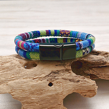 Ethnic Weave Corded Bracelet