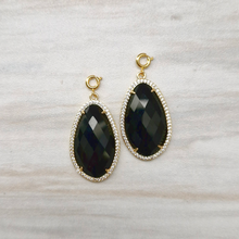 Teardrop Gemstone Detachable Dangles