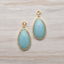 Teardrop Gemstone Detachable Dangles