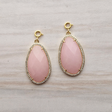 Teardrop Gemstone Detachable Dangles