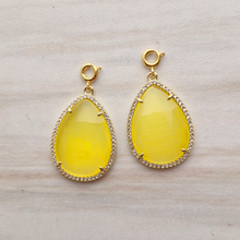 Teardrop Gemstone Detachable Dangles