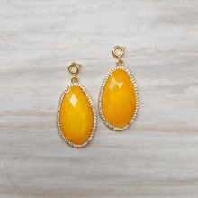 Teardrop Gemstone Detachable Dangles