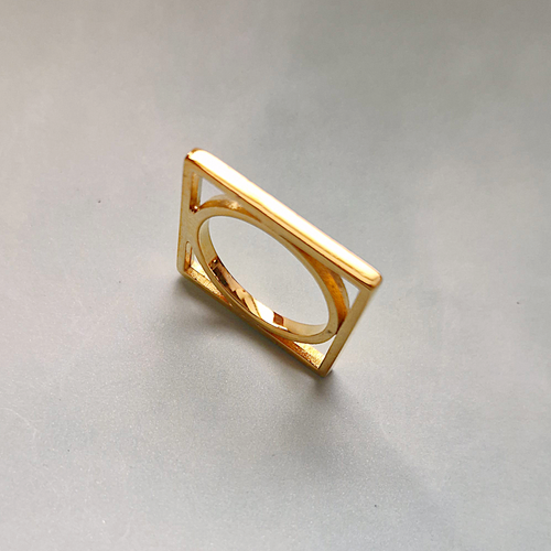Cube Plain Ring