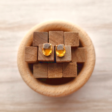 Birthstone Stud Earrings 14k gold