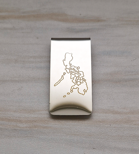 Philippine Map Money Clip