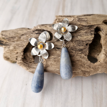 Plumeria Pearl Stud with Detachable Dangles Earrings