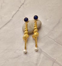 Spiral Shell Two Way Earrings