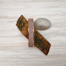 Stingray Leather Gold Cuff