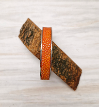 Stingray Leather Gold Cuff