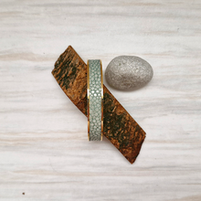 Stingray Leather Gold Cuff