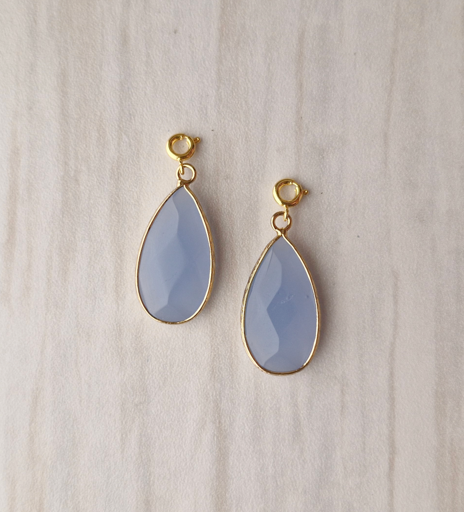 Teardrop Gemstone Detachable Dangles