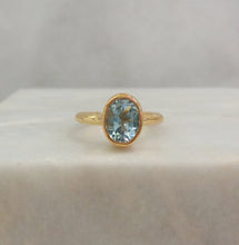 Blue Topaz Maxi Ring