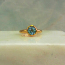 Blue Topaz Maxi Ring