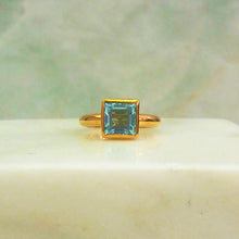 Blue Topaz Maxi Ring