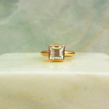 White Topaz Maxi Ring