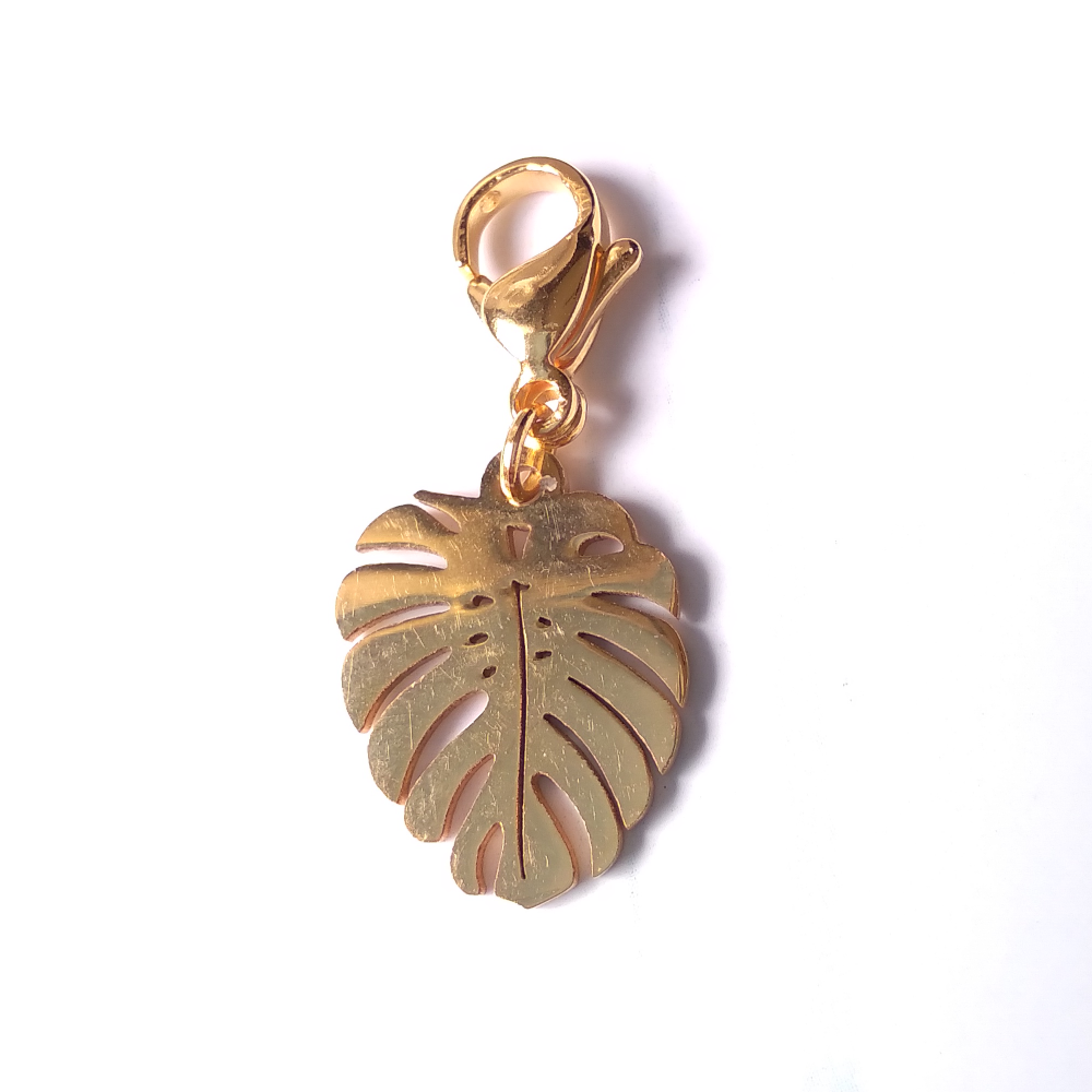 anthurium charm Monstera Leaf Simple Charm – Alchemista