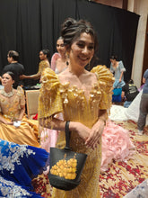 Spider Mum Drop Earrings – Gold, Black Agate & CZ Halo | As Seen at Miss Universe Philippines