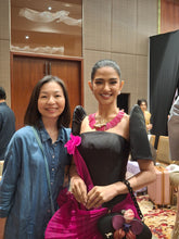 Quill Leaf Collar Necklace – Pink Magnasite & Gold | As Seen at Miss Universe Philippines