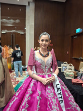 Infinity Drop Earrings – Teal Glass & Gold | As Seen at Miss Universe Philippines