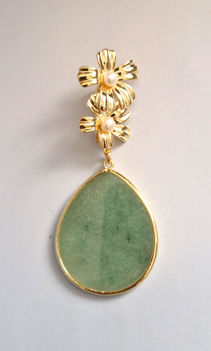 Flower Cluster Large Necklace Pendant