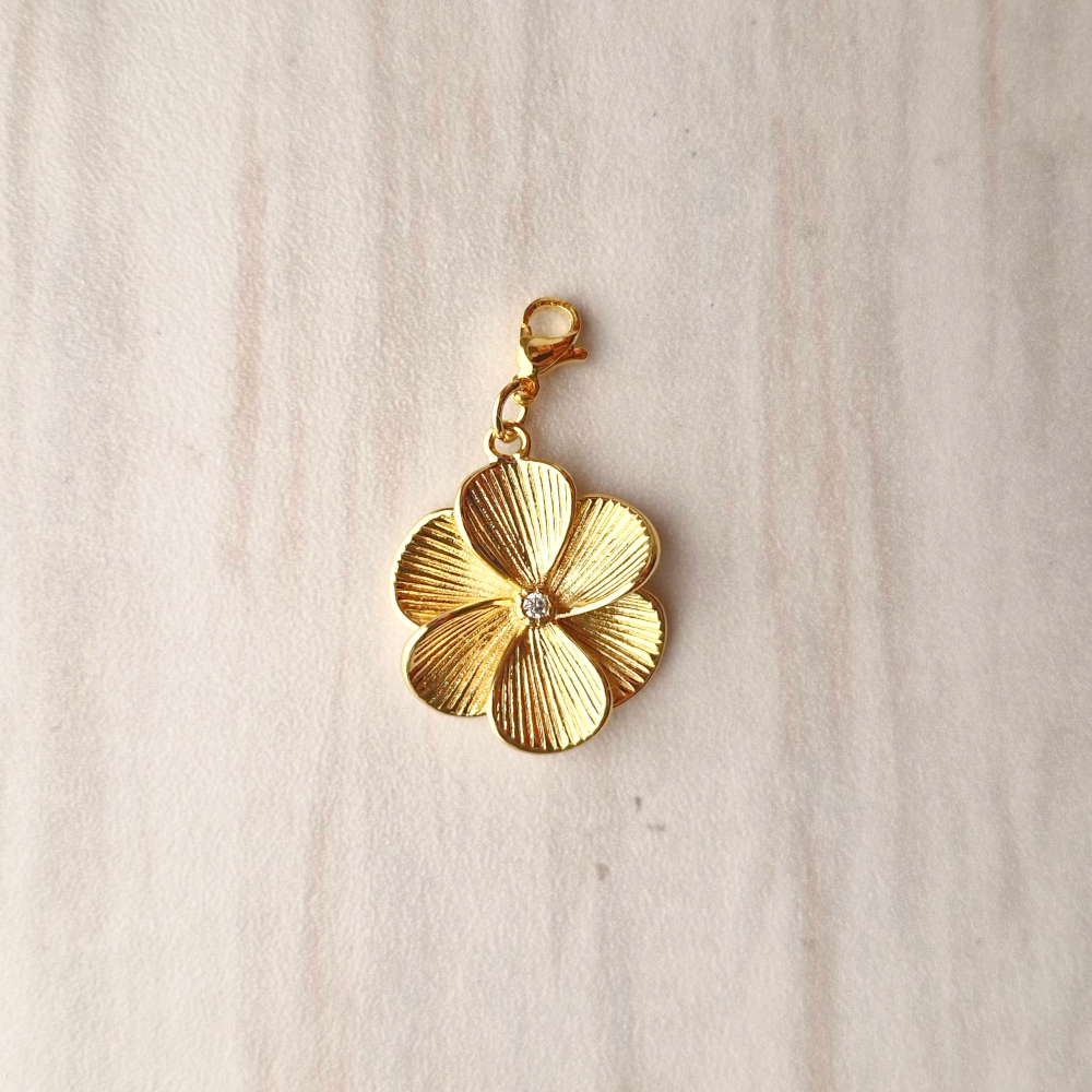 6 Petal Flower Charm