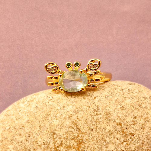 Jeweled Crab Ring
