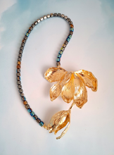 Dark Garden Necklace – Titanium Coated Hematite