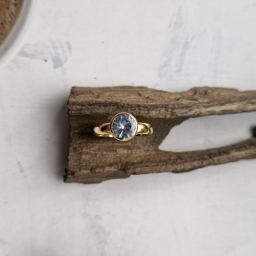 Blue Topaz Maxi Ring