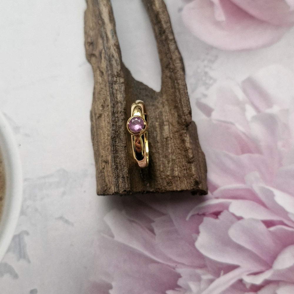 Pink Topaz Minette Ring