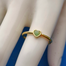 Solitaire Heart Ring