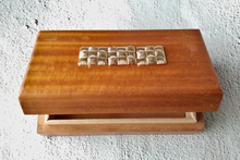 Banig Squares Mahogany Box