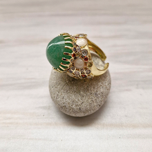 Baroque Gemstone Cocktail Ring