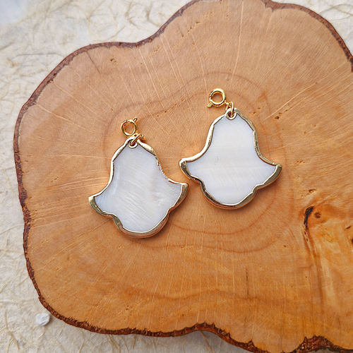 Bell Shaped Mother of Pearl Dangles