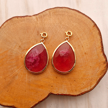 Teardrop Gemstone Detachable Dangles