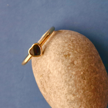 Solitaire Heart Ring