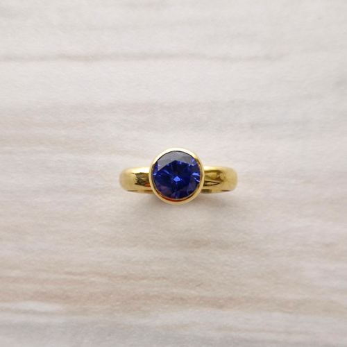 Blue Sapphire Maxi Ring