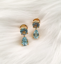 Blue Topaz Separates Earrings
