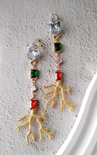 Branch Coral Shoulder Duster Earrings