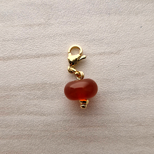 Carnelian Bead Charm