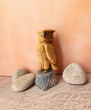 Gemstone Barn Owl Figurine