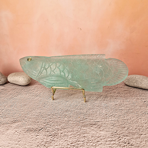 Gemstone Arowana Figurine