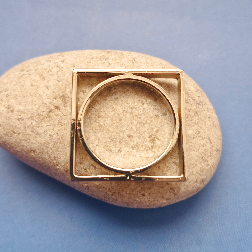 Cube Plain Ring