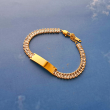 Name Plate Tennis Bracelet