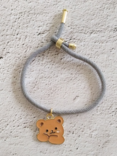 Dani Baby Bear Corded Slider Bracelet