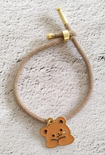 Dani Baby Bear Corded Slider Bracelet
