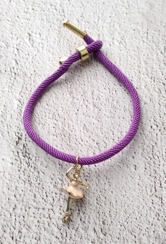 Dani Ballerina Corded Slider Bracelet