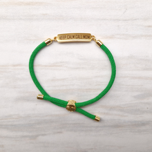 Dani Keep Calm Call Mom Slider Bracelet