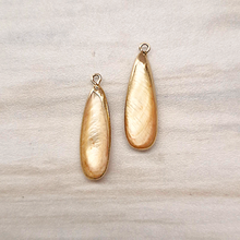Colored Mother of Pearl Single Drop Earrings